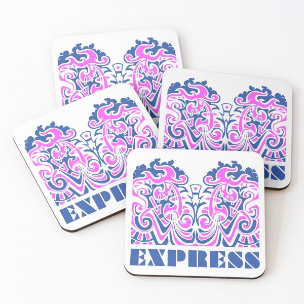 Item preview, EXPRESS. PINK AND BLUE designed and sold by 5hertz.