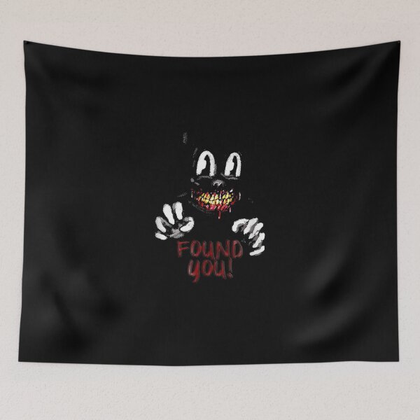Item preview, Cartoon cat Creepy Horror trick or treat designed and sold by Chanielshian.