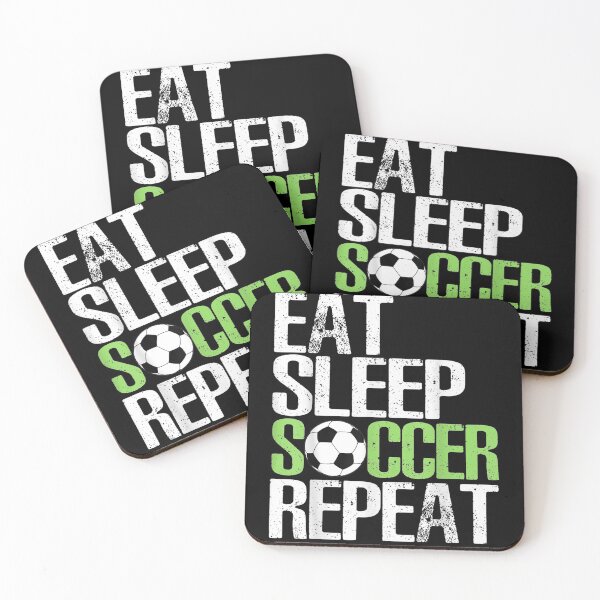 Item preview, Eat Sleep Soccer Repea Cool Sport Player designed and sold by Chanielshian.