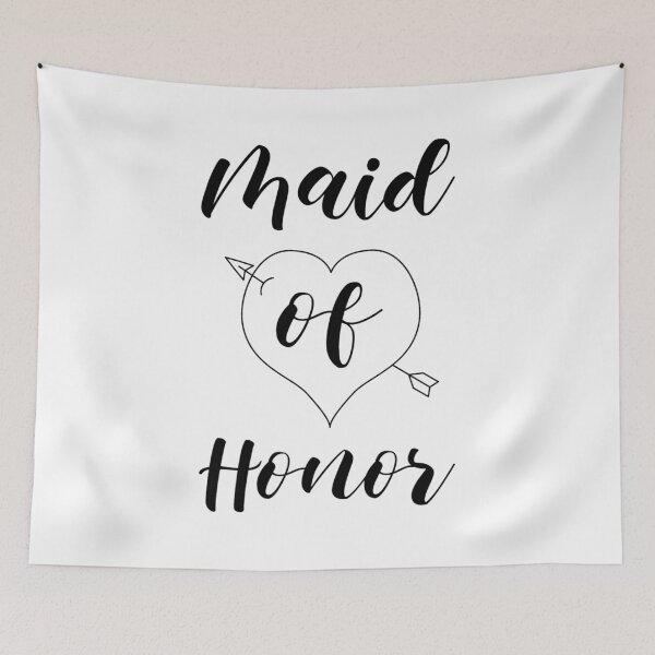 Item preview, Maid of Honor Heart and Arrow designed and sold by bunderwood97.