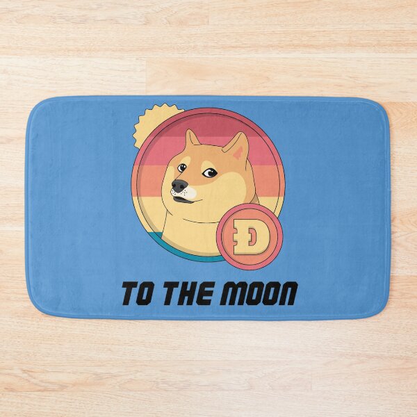 Item preview, Dodge dog coin to the moon  designed and sold by Sovik Goswami.