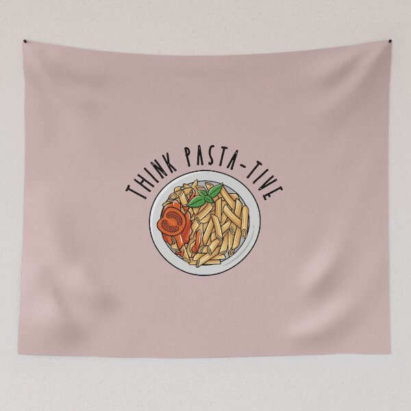 Item preview, Think Pasta-tive, Funny pasta enthusiast design designed and sold by Theleochick.