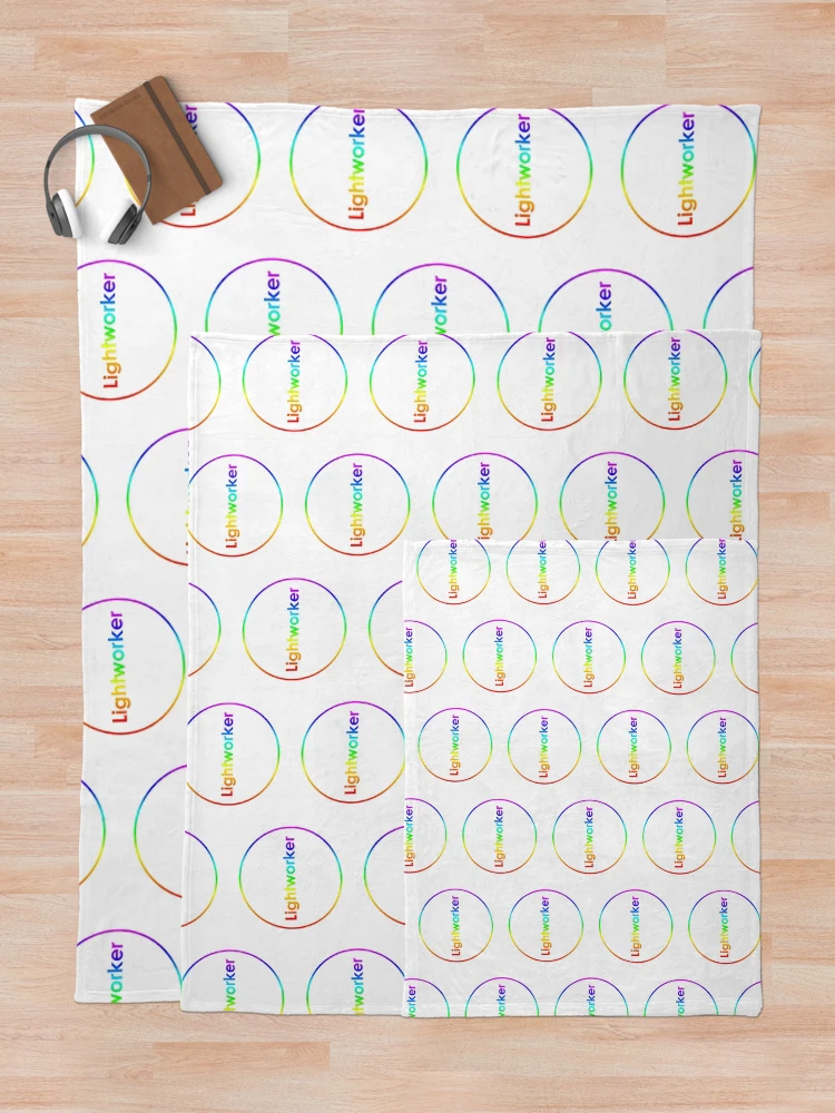 Thumbnail 5 of 6, Throw Blanket, Lightworker designed and sold by InfinitePathArt.