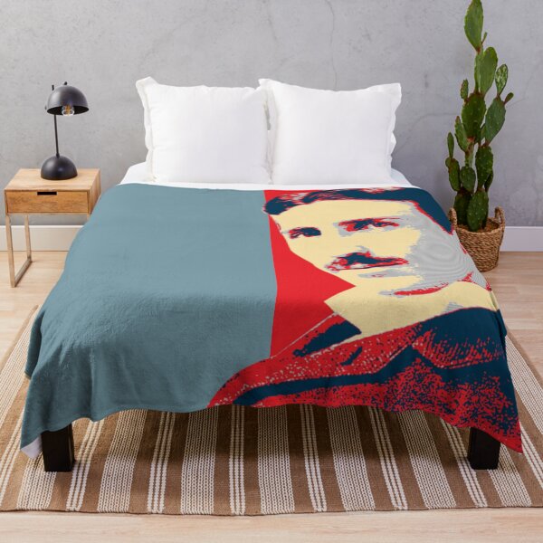 Item preview, Nikola Tesla Hope Poster designed and sold by Blok45.