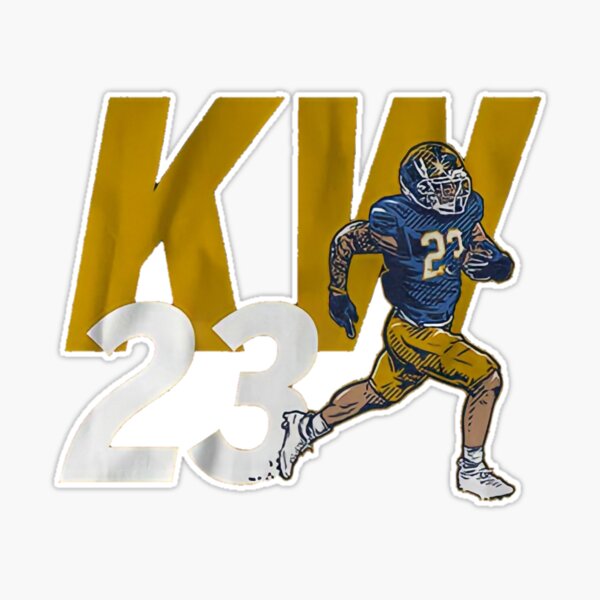 Kyren Williams KW 23 Sticker for Sale by Danny Thompson