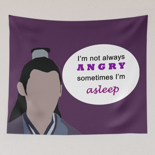 Item preview, jiang cheng is not always angry, sometimes he's asleep designed and sold by johnsilvester.