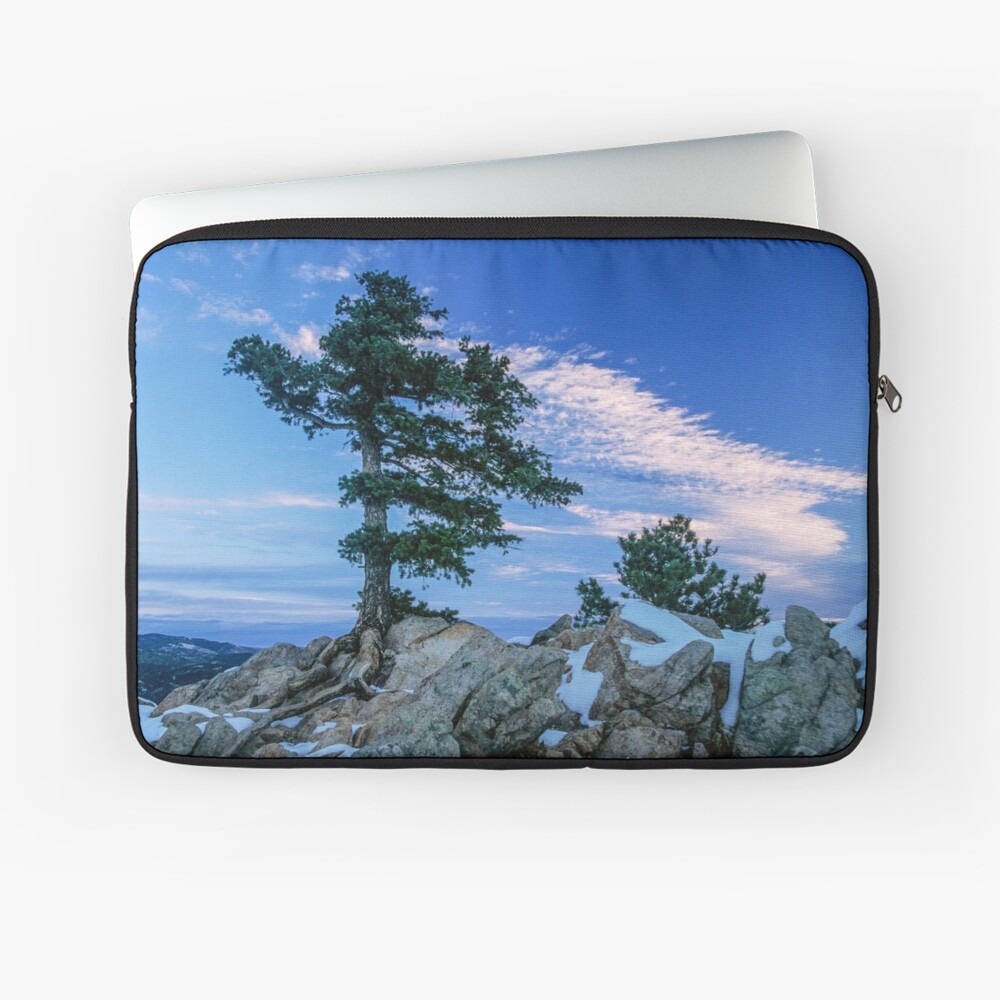 Above Boulder Colorado Spirit Tree Laptop Sleeve
