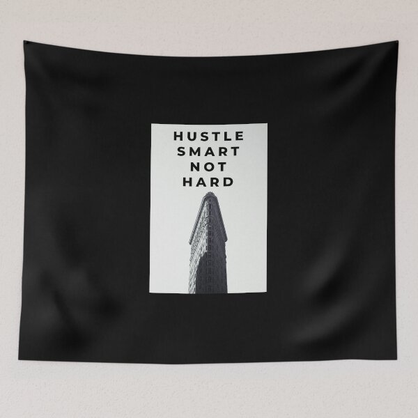 Item preview, Hustle Smart Not Hard designed and sold by Ahmer Qureshi.