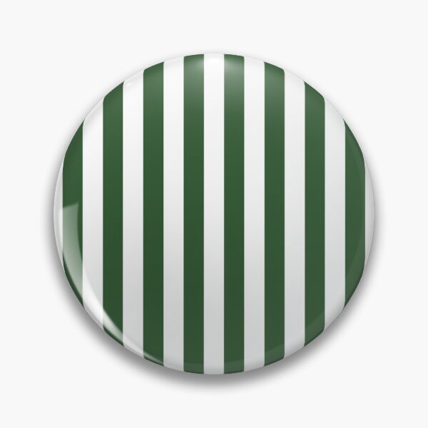 Item preview, Small PINE GREEN and WHITE Vertical STRIPES designed and sold by RachelMacht.