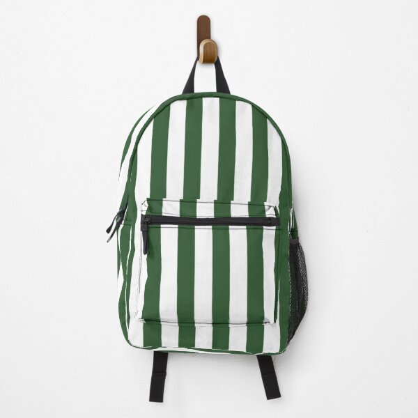 Item preview, Small PINE GREEN and WHITE Vertical STRIPES designed and sold by RachelMacht.