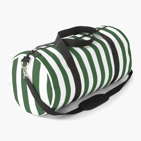 Item preview, Small PINE GREEN and WHITE Vertical STRIPES designed and sold by RachelMacht.