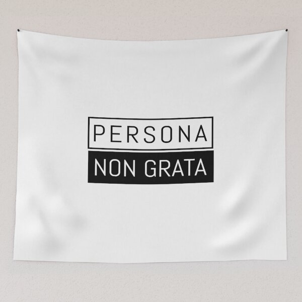 Item preview, Persona Non Grata Unwelcome Person designed and sold by AntiqueImages.