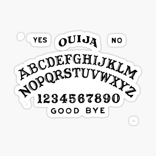 Ouija Board - Spirit Circle - Occult Reading Sticker