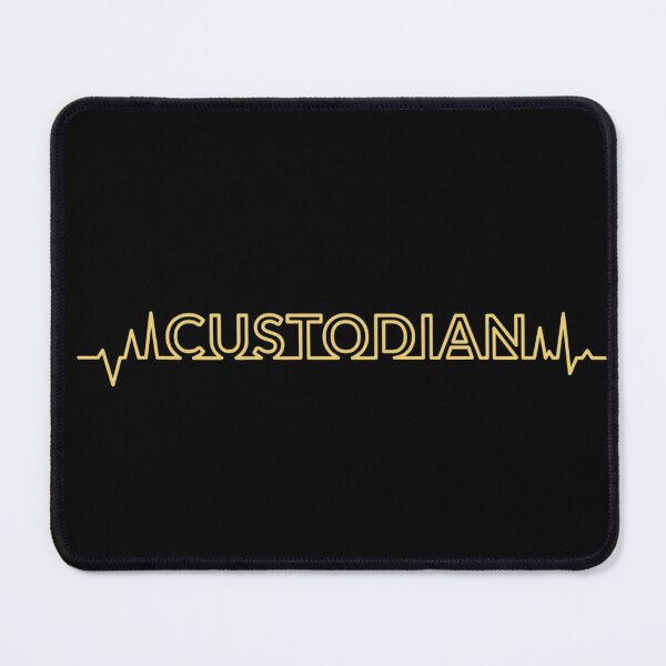 Item preview, School Custodian Janitor heartbeat design designed and sold by blueprint198686.