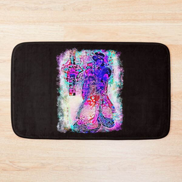 Artikelvorschau, Grunge psychedelische Geishas entworfen und verkauft von NeoAntique-Art.