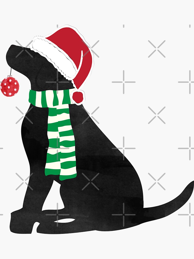 black dog holiday shirt