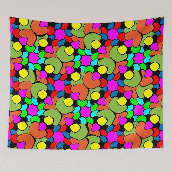 Item preview, Psychedelic groovy background Pattern designed and sold by ILIA ILO.