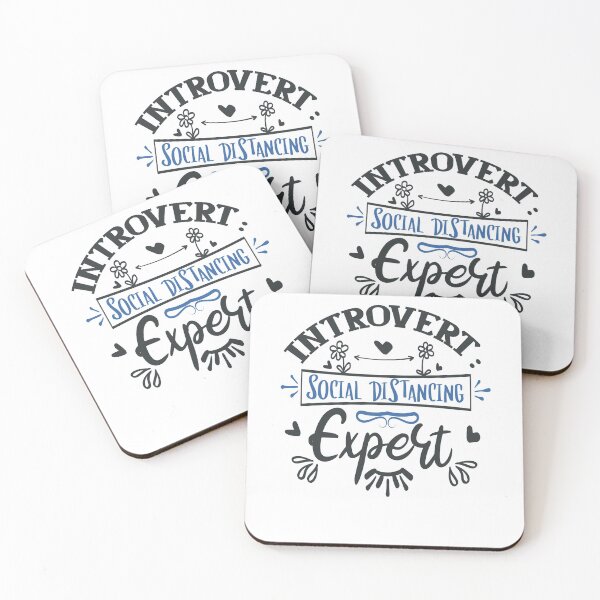 Item preview, Introvert Social Distancing Expert designed and sold by FOX1999-Design.
