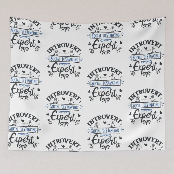 Item preview, Introvert Social Distancing Expert designed and sold by FOX1999-Design.