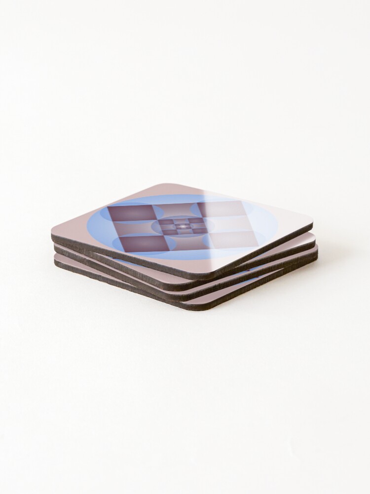 Thumbnail 4 of 5, Coasters (Set of 4), Frequency designed and sold by InfinitePathArt.