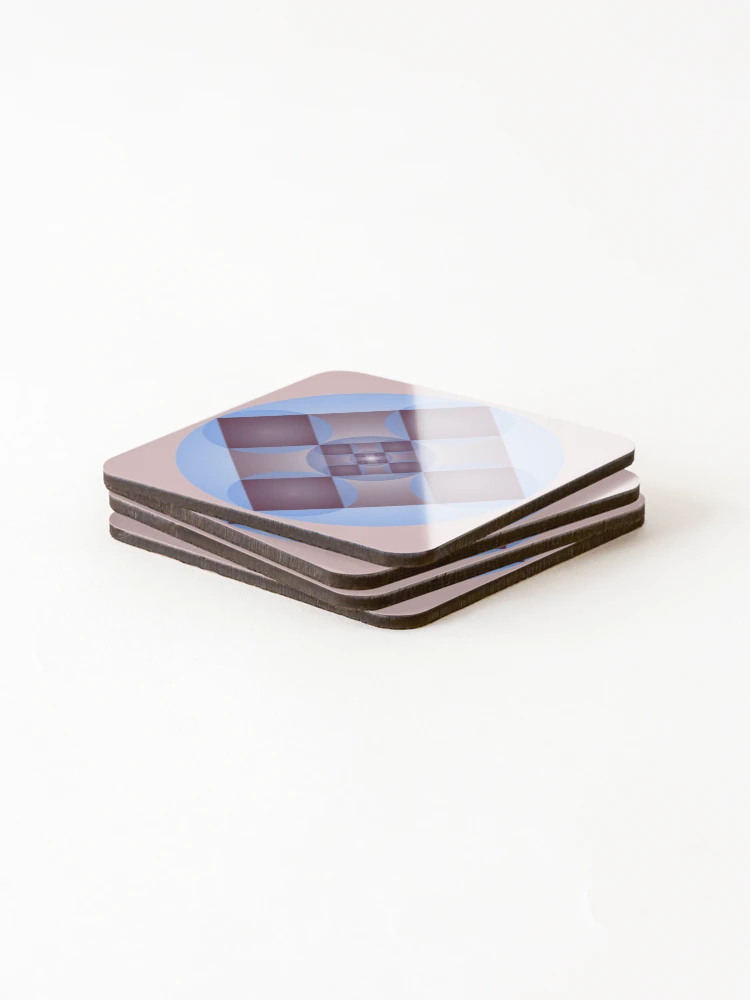 Thumbnail 4 of 5, Coasters (Set of 4), Frequency designed and sold by InfinitePathArt.