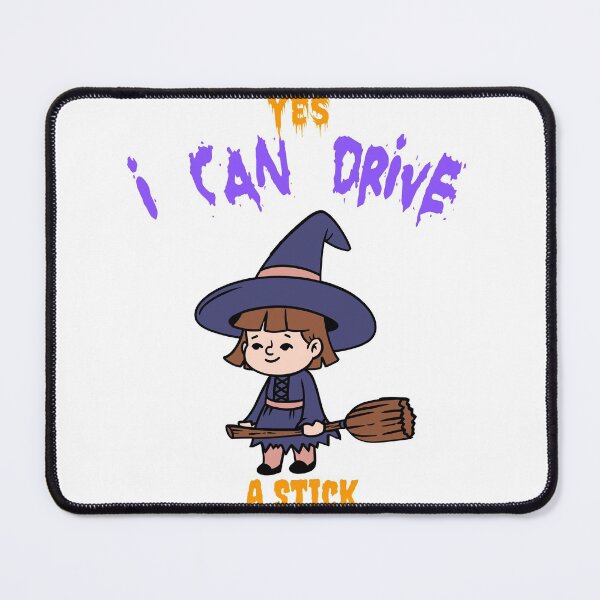 Item preview, Yes Actually I Can Drive A Stick Shirt Halloween Witch Kids Gift designed and sold by YourgiftShop.