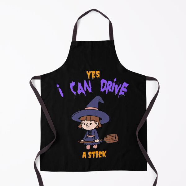 Item preview, Yes Actually I Can Drive A Stick Shirt Halloween Witch Kids Gift designed and sold by YourgiftShop.