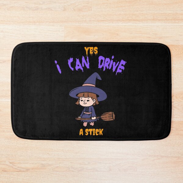 Item preview, Yes Actually I Can Drive A Stick Shirt Halloween Witch Kids Gift designed and sold by YourgiftShop.