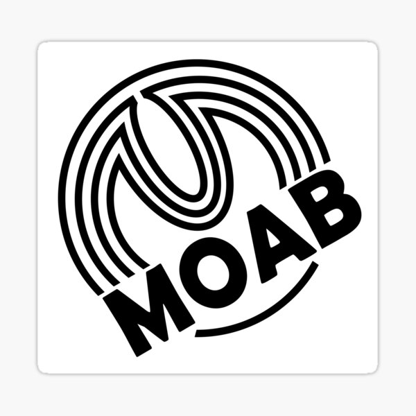 Moab Big M Design Sticker