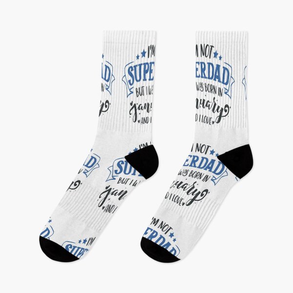 Item preview, Not Superdad But I Was Born In January And I Love designed and sold by FOX1999-Design.