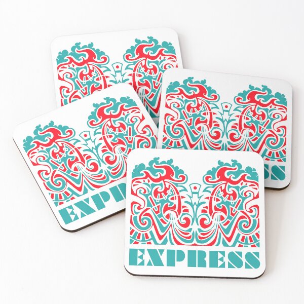 Item preview, EXPRESS. MINT AND RED designed and sold by 5hertz.