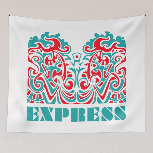Item preview, EXPRESS. MINT AND RED designed and sold by 5hertz.