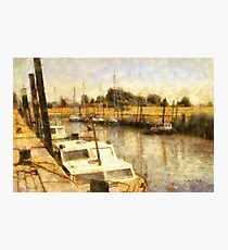 Yacht Port of Lillo - Belgium Photographic Print
