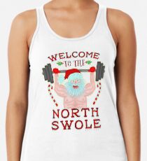 Meowy Christmas Ugly Sweater Singlet Funny Cat Lovers Xmas Holiday Tank Top