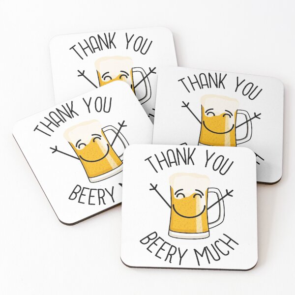 Item preview, Thank You Beery Much - Happy Face designed and sold by ajoymoon.