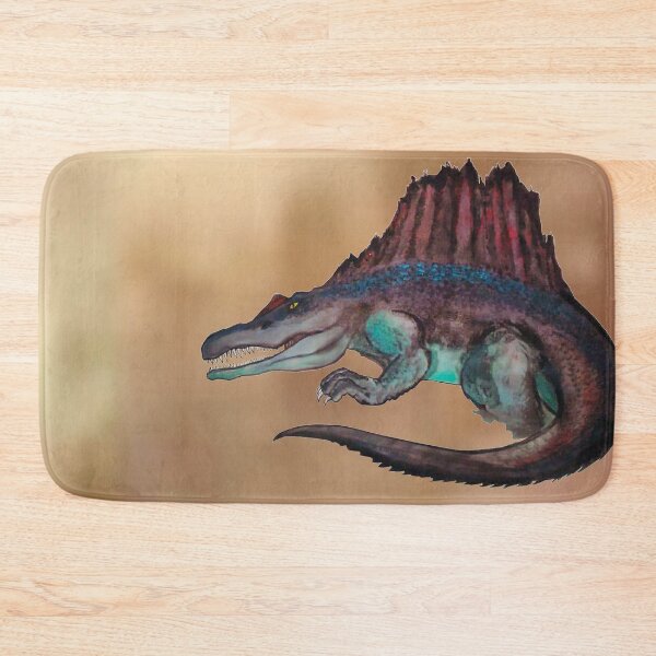 Item preview, A prehistoric giant crocodile - Yellowbox ink painting designed and sold by twyellowbox.