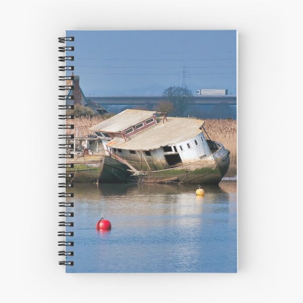 Item preview, Derelict Boats Along The River Exe at Topsham designed and sold by Dorset Girl.