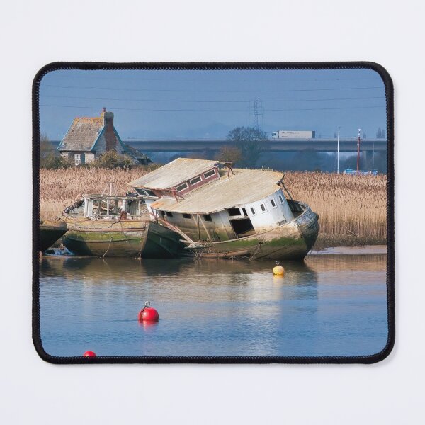 Item preview, Derelict Boats Along The River Exe at Topsham designed and sold by Dorset Girl.