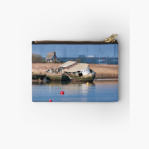 Item preview, Derelict Boats Along The River Exe at Topsham designed and sold by Dorset Girl.