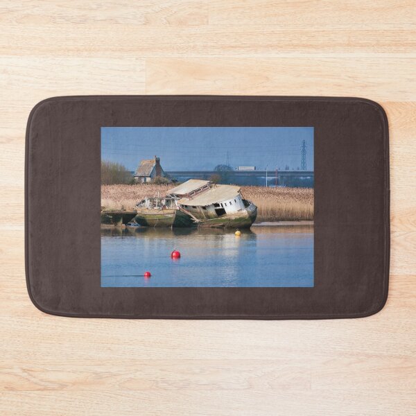 Item preview, Derelict Boats Along The River Exe at Topsham designed and sold by Dorset Girl.