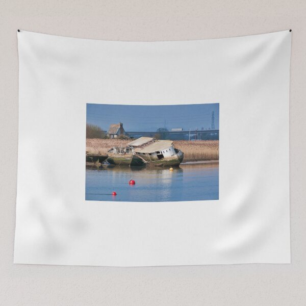 Item preview, Derelict Boats Along The River Exe at Topsham designed and sold by Dorset Girl.