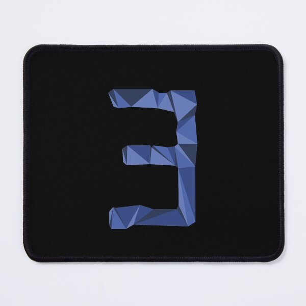 Item preview, Backwards Letter E - Capital E Low Polygon Style designed and sold by YoungESC.