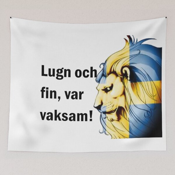 Item preview, Sweden, be calm and nice but alert designed and sold by Jaguar68.
