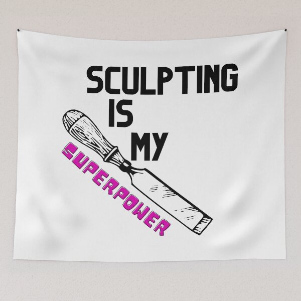 Item preview, Sculpting Is My Superpower Funny T-shirt men gift women gift designed and sold by InnovantDesigns.