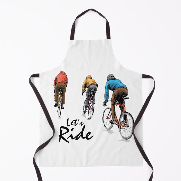 Item preview, Let's Ride | Hand Drawn Sketch, cyclist, fixed gear, bicycle designed and sold by I'm Redz.