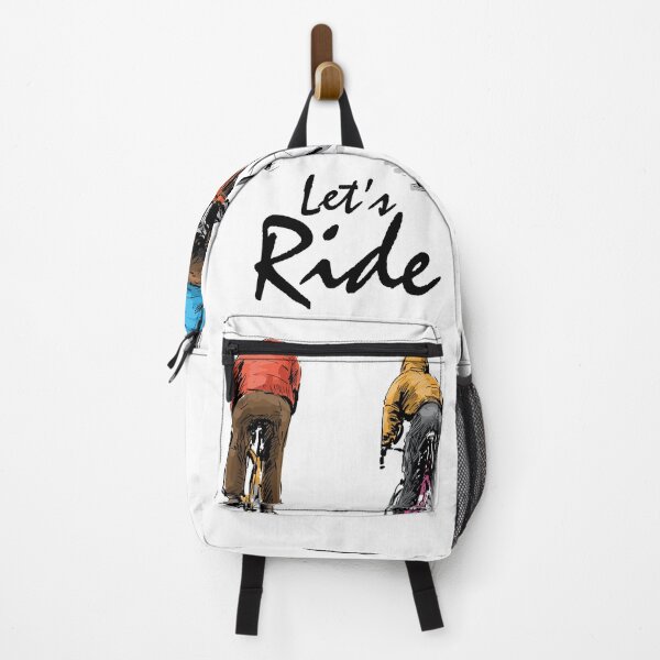 Item preview, Let's Ride | Hand Drawn Sketch, cyclist, fixed gear, bicycle designed and sold by I'm Redz.