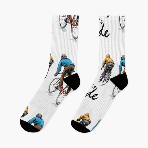 Item preview, Let's Ride | Hand Drawn Sketch, cyclist, fixed gear, bicycle designed and sold by I'm  Redz.