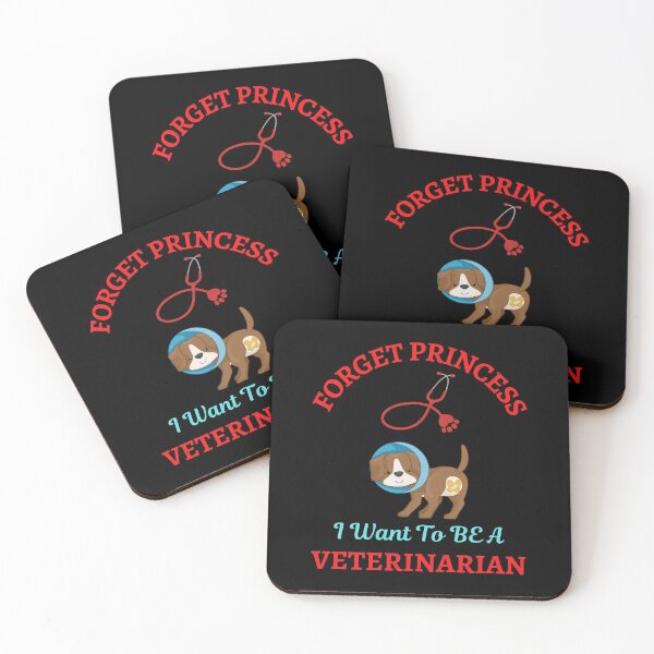 Item preview, Forget Princess I Want To Be Veterinarian   designed and sold by WoodburyLake.