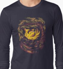 Chocobo with Blossoms Long Sleeve T-Shirt