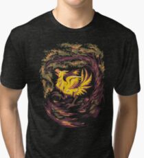 Chocobo with Blossoms Tri-blend T-Shirt